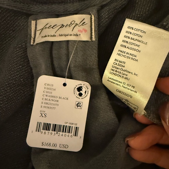 NWT Free People Boothbay Gray Utility Cinched Waist Jacket - Picture 5 of 11